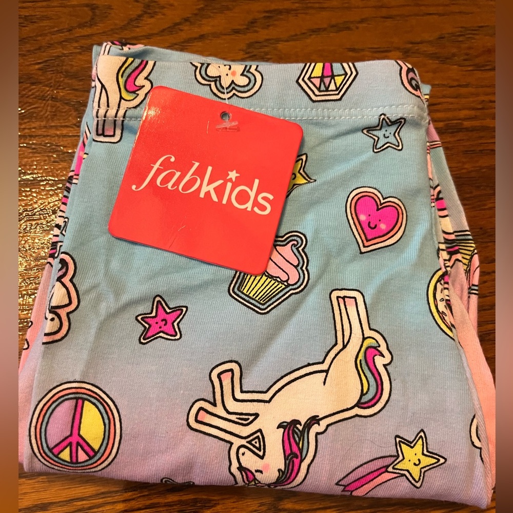 Fab kids size 6/7 stretch pants-NWT